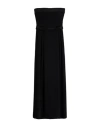 Emporio Armani Woman Maxi Dress Black Size 4 Polyester In Black