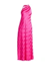 EMPORIO ARMANI EMPORIO ARMANI WOMAN MAXI DRESS FUCHSIA SIZE 6 VISCOSE