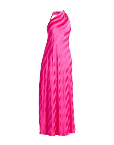Emporio Armani Woman Maxi Dress Fuchsia Size 6 Viscose In Pink