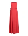Emporio Armani Woman Maxi Dress Red Size 14 Polyester