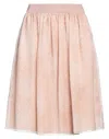 Emporio Armani Midi Skirts In Pink