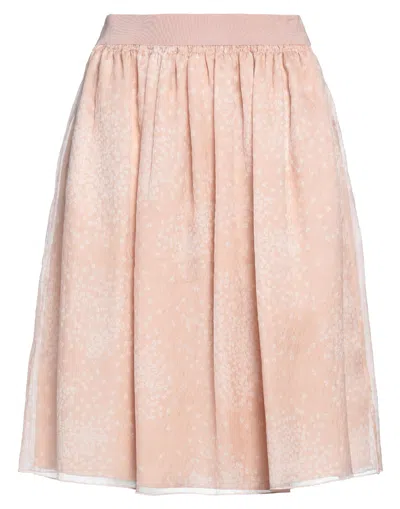 Emporio Armani Midi Skirts In Pink