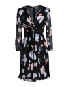 Emporio Armani Woman Mini Dress Black Size 8 Silk In Black