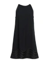 Emporio Armani Woman Mini Dress Black Size 6 Acetate, Viscose, Polyester