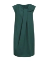 Emporio Armani Woman Mini Dress Emerald Green Size 12 Polyester, Viscose In Green