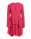 Emporio Armani Woman Mini Dress Fuchsia Size 10 Polyester In Pink