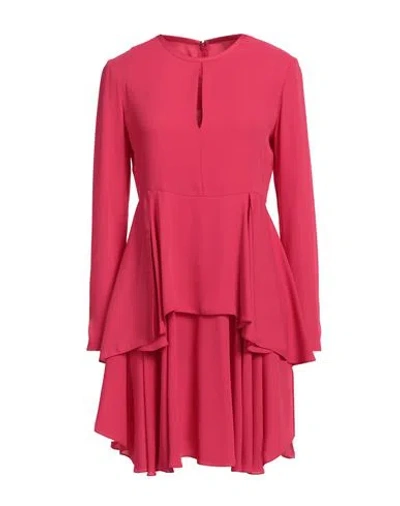 Emporio Armani Woman Mini Dress Fuchsia Size 10 Polyester In Pink