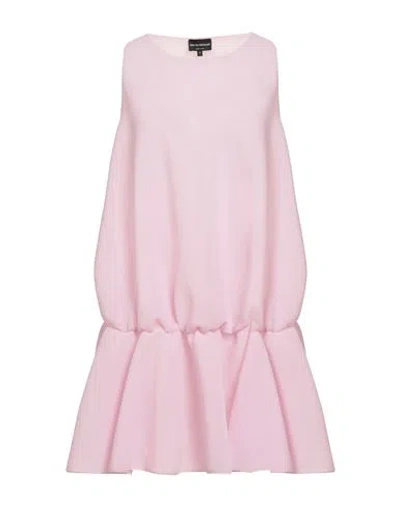 Emporio Armani Woman Mini Dress Light Pink Size 8 Polyamide