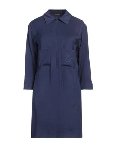 Emporio Armani Woman Mini Dress Navy Size 10 Viscose
