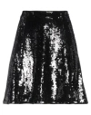 Emporio Armani Woman Mini Skirt Black Size 12 Polyester In Black