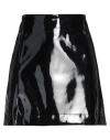 EMPORIO ARMANI EMPORIO ARMANI WOMAN MINI SKIRT BLACK SIZE 8 POLYESTER, LYOCELL