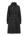 Emporio Armani Woman Overcoat & Trench Coat Black Size 10 Polyamide In Black
