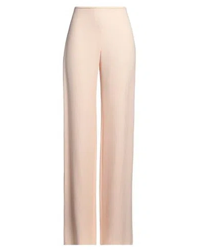 Emporio Armani Woman Pants Apricot Size 8 Viscose, Acetate In Pink