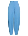 Emporio Armani Woman Pants Azure Size 14 Viscose, Polyamide, Elastane In Blue