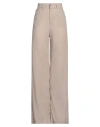 Emporio Armani Woman Pants Beige Size 32 Linen