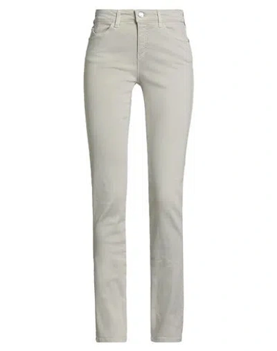 Emporio Armani Woman Pants Beige Size 32 Viscose, Cotton, Lyocell, Polyester, Elastane In White