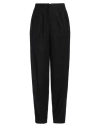 Emporio Armani Woman Pants Black Size 8 Polyester, Viscose, Wool, Elastane