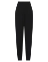 Emporio Armani Woman Pants Black Size 10 Virgin Wool, Elastane In Black