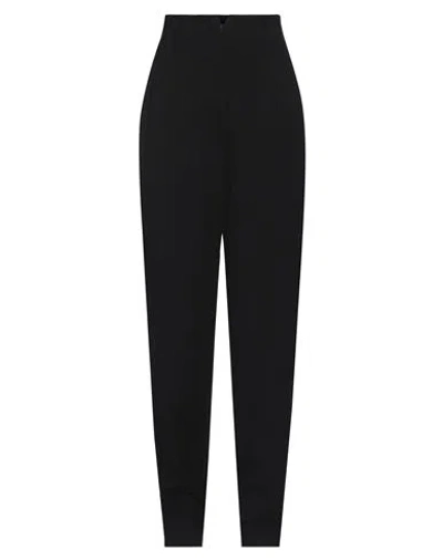 Emporio Armani Woman Pants Black Size 12 Virgin Wool, Elastane