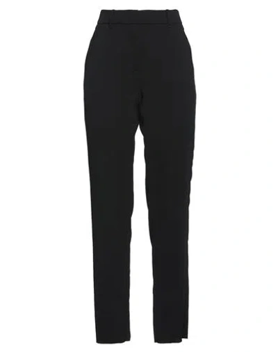 EMPORIO ARMANI EMPORIO ARMANI WOMAN PANTS BLACK SIZE 16 VIRGIN WOOL, ELASTANE