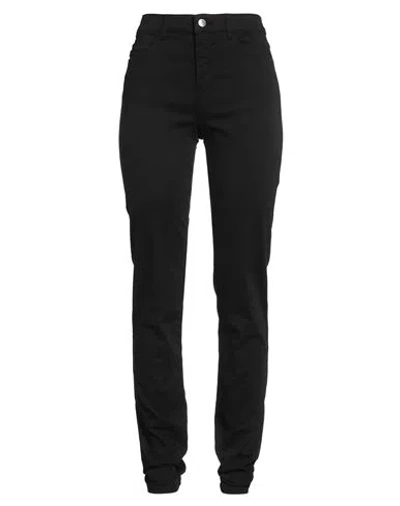 Emporio Armani Woman Pants Black Size 31 Cotton, Lyocell, Elastane