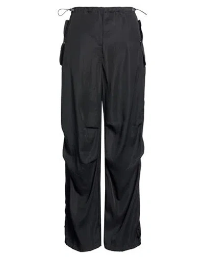 Emporio Armani Woman Pants Black Size 4 Modal, Polyester
