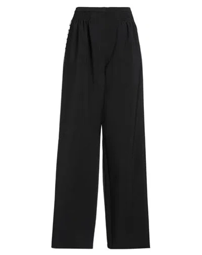 Emporio Armani Woman Pants Black Size 8 Polyester, Elastane
