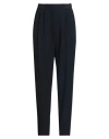 Emporio Armani Woman Pants Blue Size 10 Virgin Wool, Elastane, Viscose, Cupro In Blue