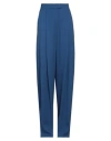 Emporio Armani Woman Pants Blue Size 14 Viscose, Acetate