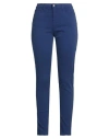 Emporio Armani Woman Pants Blue Size 25 Cotton, Modal, Elastane In Blue