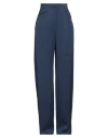 Emporio Armani Woman Pants Blue Size 4 Viscose, Cupro In Blue