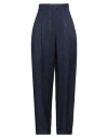 Emporio Armani Woman Pants Bright Blue Size 14 Viscose In Blue