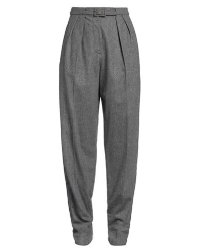 Emporio Armani Woman Pants Grey Size 10 Virgin Wool, Cashmere, Elastane