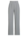 Emporio Armani Woman Pants Grey Size 16 Lyocell, Viscose, Polyester, Elastane In Gray