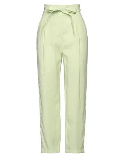 Emporio Armani Woman Pants Light Green Size 8 Modal, Polyester