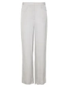 Emporio Armani Woman Pants Light Grey Size 12 Viscose, Cupro