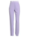 Emporio Armani Woman Pants Lilac Size 4 Acetate, Viscose, Polyester, Wool In Purple