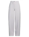 Emporio Armani Chevron-stitch Straight-leg Trousers In Purple