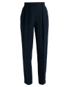 Emporio Armani Woman Pants Midnight Blue Size 6 Polyester In Blue