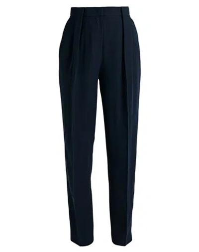 Emporio Armani Woman Pants Midnight Blue Size 6 Polyester