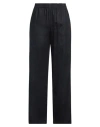 Emporio Armani Woman Pants Midnight Blue Size 14 Linen