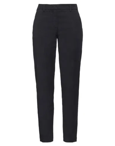 Emporio Armani Woman Pants Midnight Blue Size 14 Lyocell, Cotton, Elastane
