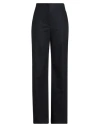 Emporio Armani Woman Pants Midnight Blue Size 14 Virgin Wool, Cashmere, Elastane In Blue