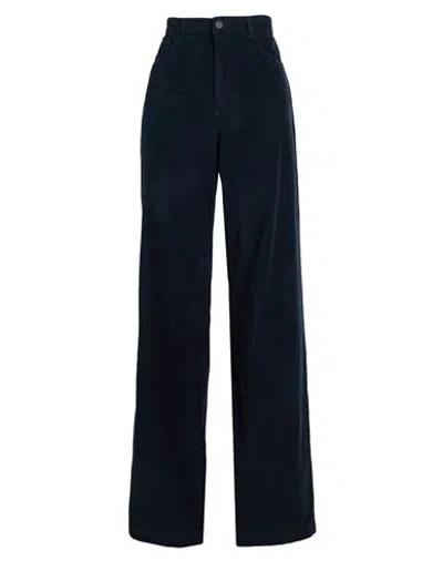 Emporio Armani Woman Pants Midnight Blue Size 31 Cotton, Elastane
