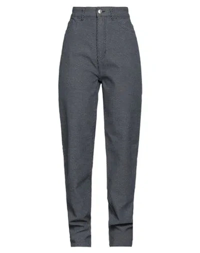 Emporio Armani Woman Pants Midnight Blue Size 31 Cotton, Polyester, Lyocell