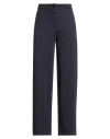 Emporio Armani Woman Pants Midnight Blue Size 8 Polyester In Brown