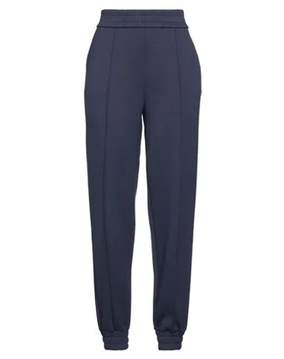 Emporio Armani Woman Pants Navy Size M Polyester, Viscose, Elastane