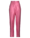 Emporio Armani Woman Pants Pink Size 12 Polyester, Silk