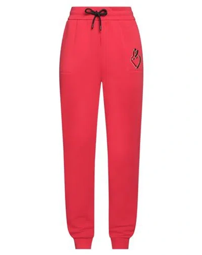 Emporio Armani Woman Pants Red Size S Cotton, Polyester, Elastane