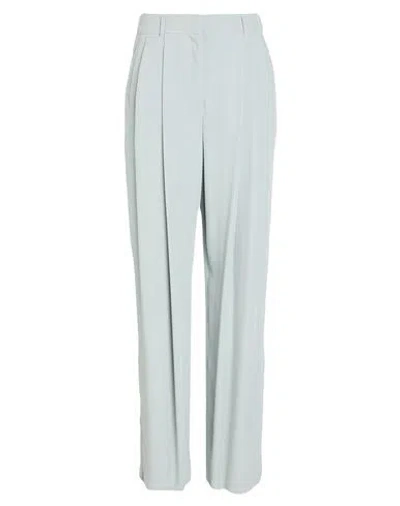 Emporio Armani Woman Pants Sage Green Size 14 Acetate, Viscose